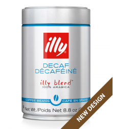 illy Espresso Classico - Medium Roast zrnková káva bez kofeinu v dóze 250g
