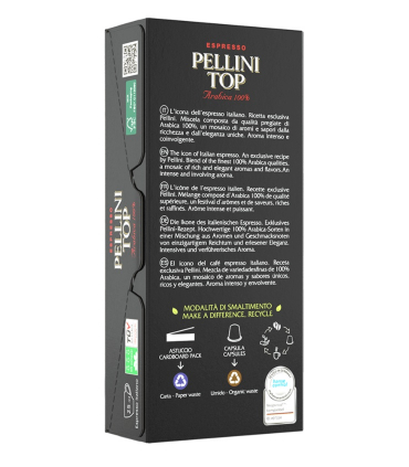 PELLINI TOP Arabica 100%  pro Nespresso 10ks
