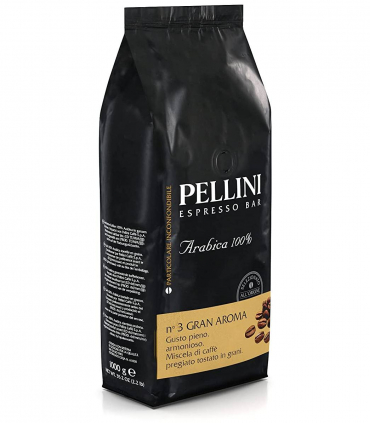 Pellini Espresso Gusto Bar Nr. 3 Gran Aroma zrnková káva 1kg