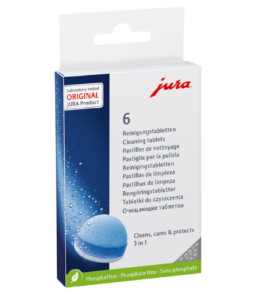 Dvoufázové čisticí tablety JURA 3v1 6ks