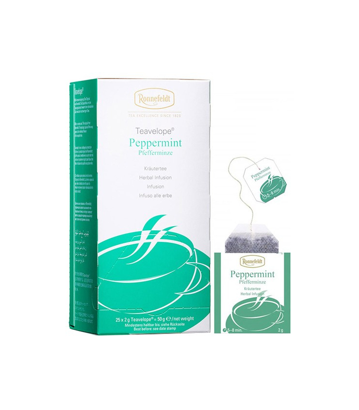 Ronnefeldt Teavelope Peppermint porcovaný čaj 25 x 1,5g