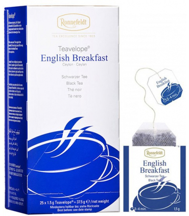 Ronnefeldt Teavelope English Breakfast porcovaný čaj 25 x 1,5g