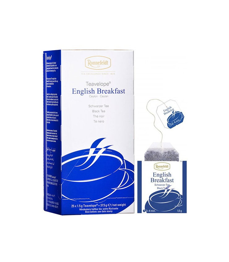 Ronnefeldt Teavelope English Breakfast porcovaný čaj 25 x 1,5g