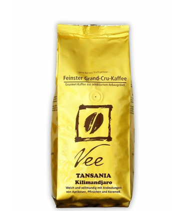 Tanzánie Kilimanjaro zrnková káva 250g