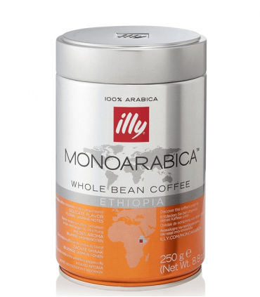 Illy Monoarabica Ethiopia zrIlly Monoarabica Ethiopia zrnková káva v dózenková káva v dóze