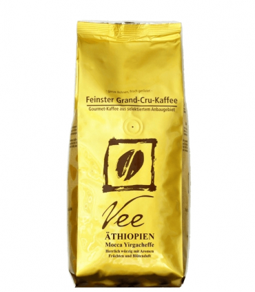 Vee's Etiopie Mocca Yirgacheffe zrnková káva 250g