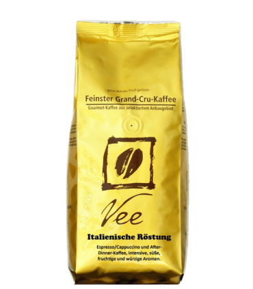 Vee's Italské Espresso zrnková káva 250g