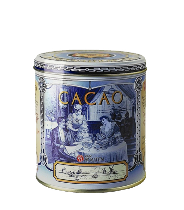 Kakao Van Houten v retro plechovce