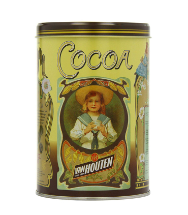 Kakao Van Houten v retro plechovce